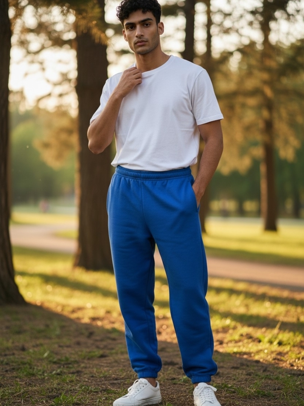 Hanes ComfortBlend Royal Blue Sweatpants – Size L (36-38) (NWOT)